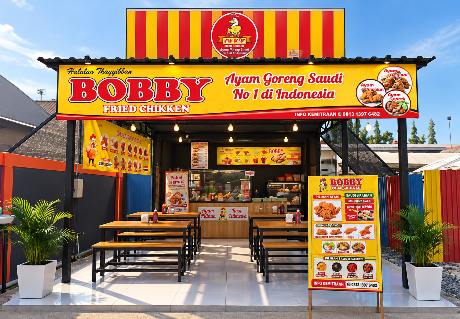 Outlet Bobby Fried Chiken Paket PREMIUM 300 Jt